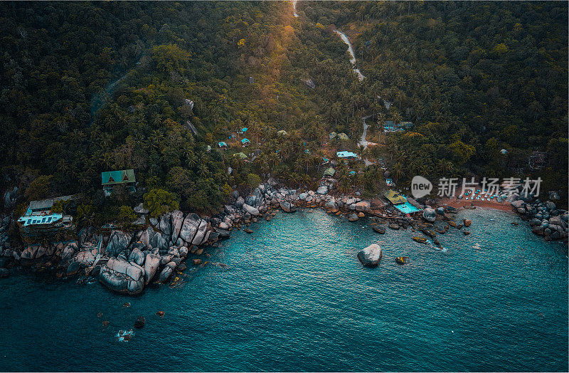 泰国桃岛的Hin Wong Bay。